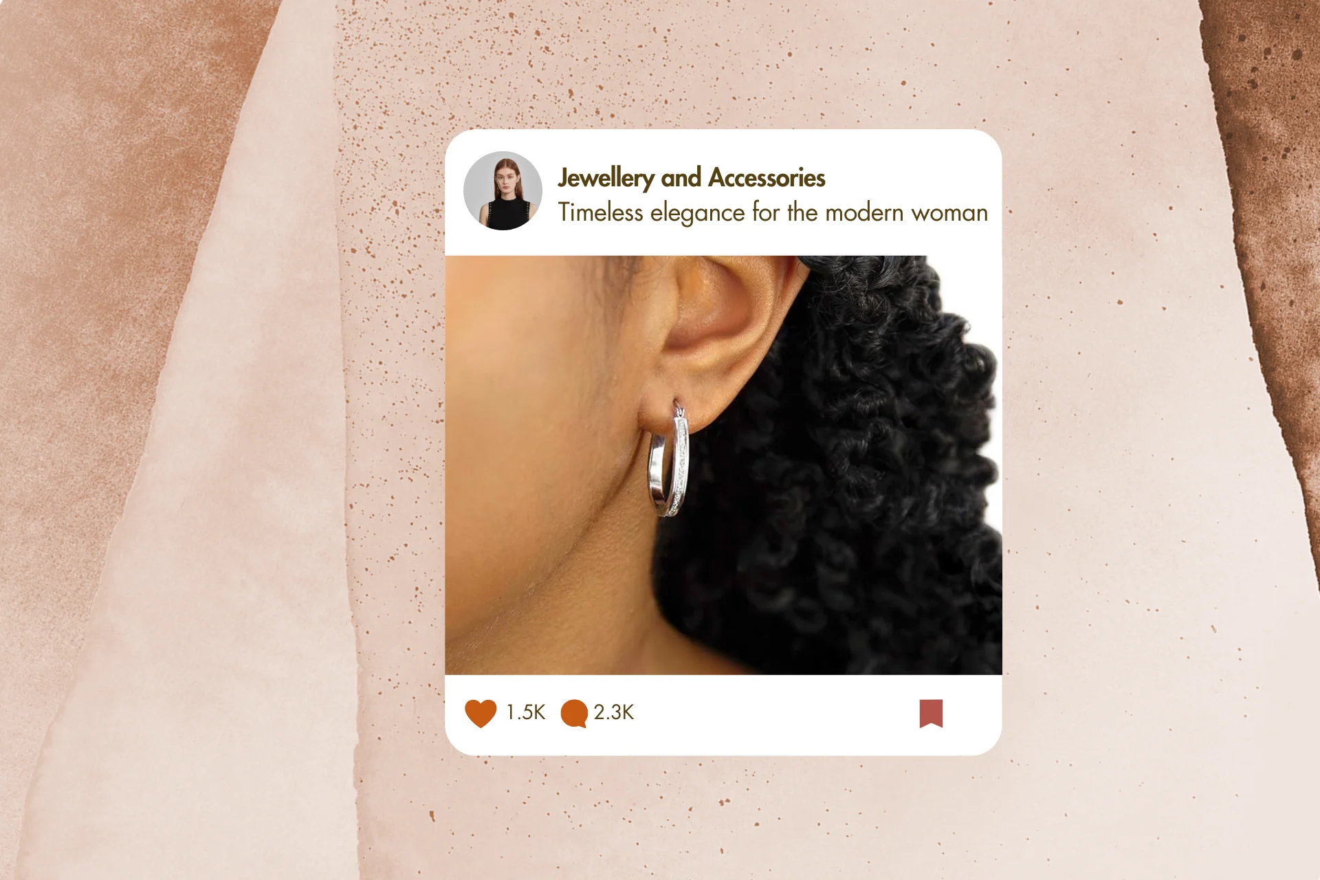 buyinpromo-rhodium-plated-sterling-silver-hoop-earrings-oval-stardust